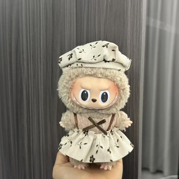 [HH] 17cm Labubu Kläder och Accessoarer Endast Designer, Dockor Ingår Ej, Labubus Original Klädset för La Bubu Docka for 17cm doll CN31