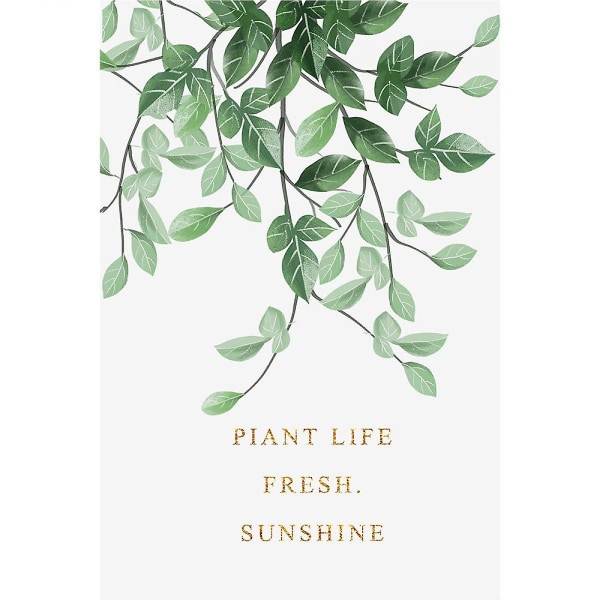 Wekity Botaniska Väggkonst Tryck Set om 3 Tropiska Löv Canvas Dekor Växtblad Boho Väggdekor Bilder Gröna Boho Posters Konst Set Badrum Vägg Ar