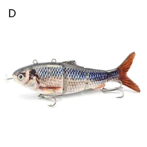 Självsimmande fiskedrag USB-uppladdningsbart DD D D