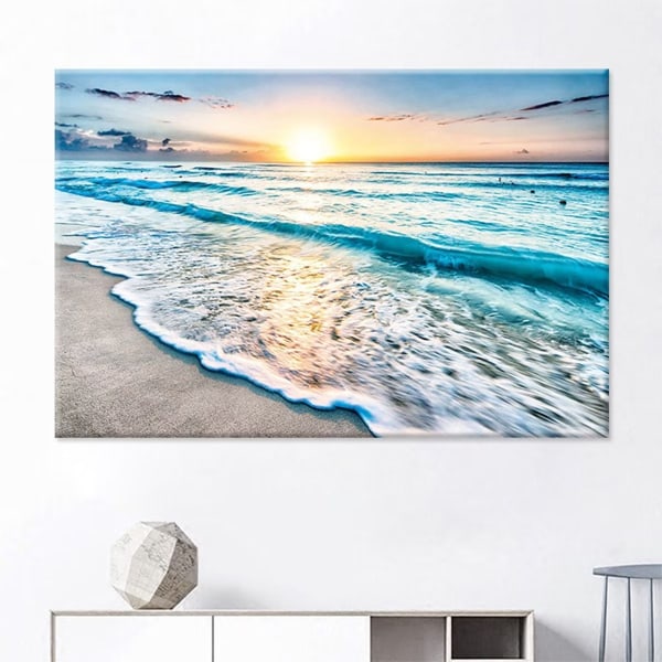 Ocean Pictures Canvas Väggkonst för sovrum (50*70cm, Multi-Sized