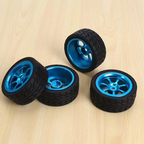 65mm metallfälg + högpresterande gummidäck däck för 144001 A959 A959-b 124019 124018 Rc bilpar