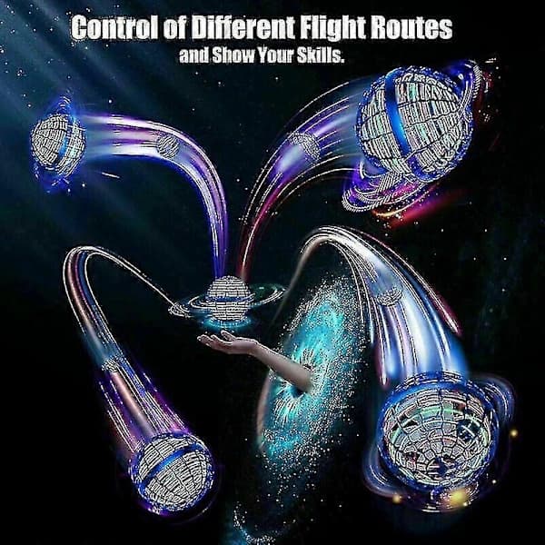 HA~3-pakning Pro Hover Ball Ball Led Spinner Ball Orb Leke