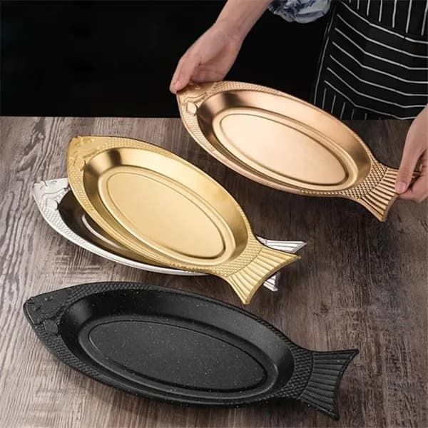 HA-Ångad Fiskplatta Grillplatta SILVER-35CM SILVER-35CM Silver-35cm Silver-35cm Silver-35cm