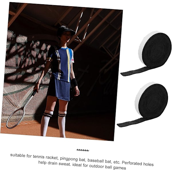 1 rull racketstropp sklisikker tape sportsteip sport håndkle tennisgrepstape tennisracket tilbehør racketball racket tennisracket overgrips Ra