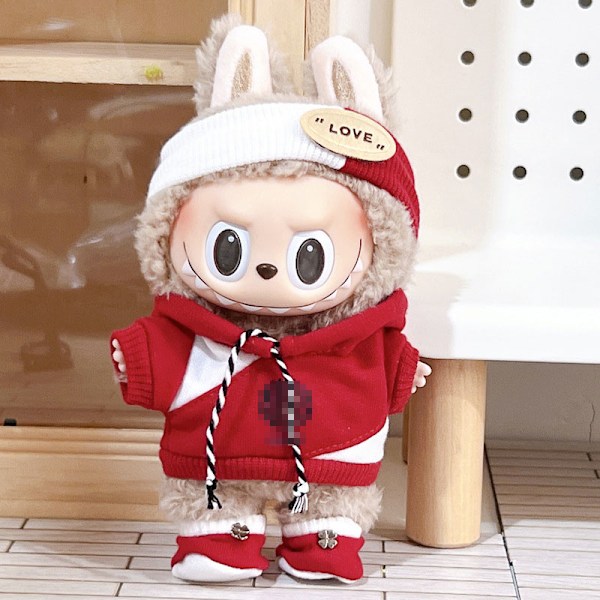 [HH] Labubu Dockkläder Kläder Hatt Skor Outfit Set Labubu Till Kläder Docktillbehör Alla Modeller 10
