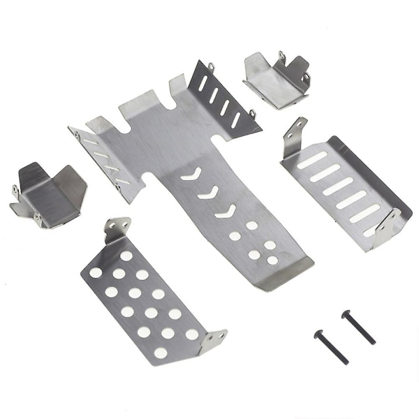 Rustfrit Stål Chassis Armor Akslebeskytter Skid Plate Til Vanquish Vs4-10 Phoenix Vs410 Rc Crawler