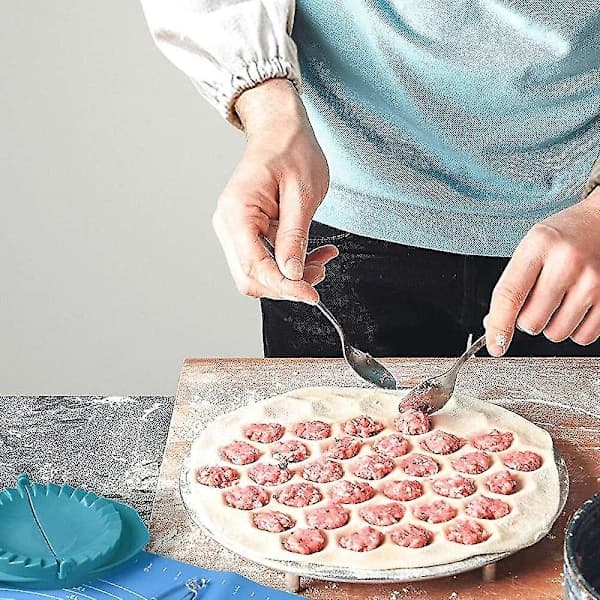 Metalform til dumplings, 37 huller, til pasta, russiske ravioli, til modellering af store dumplings