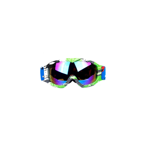Skidglasögon för barn, Snöglasögon med halkfri rem Snowboardglasögon (färgglada)