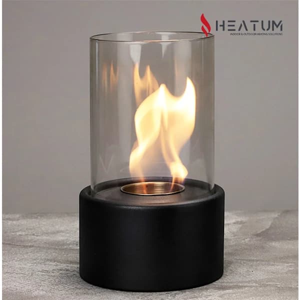 HA-Elegant Cylindrical Fireplace Lamp, Suitable for Indoor and Outdoor Use