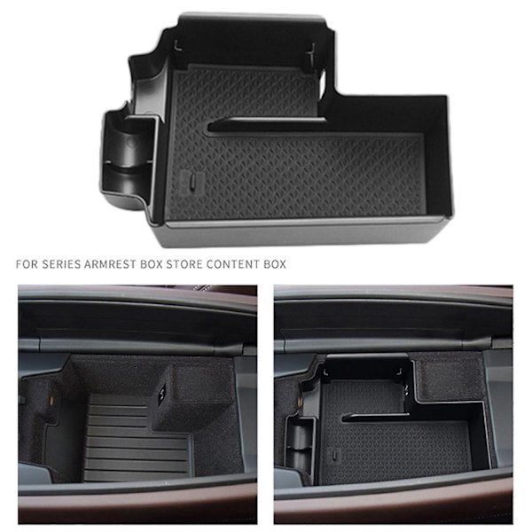 Bil Central Armrest Box Til 5 Serie G30 G31 2020 2021 Center Console Organizer Opbevaring Rydning