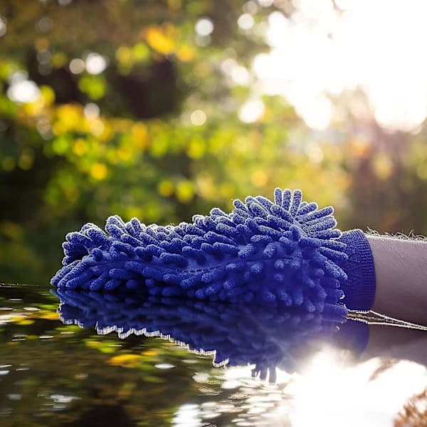 Biltvättvantar, Mikrofiber, Vattentätt Rengöringskit för Biltvätt