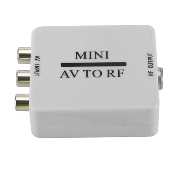 RCA / A / V Kompositvideokabel til RF / Koaksial / Koaksial Konverter - Kompatibel Modulator TV