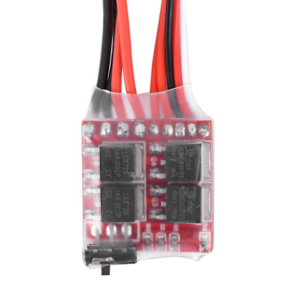 6x 20A Bustophedon ESC Harjattu Nopeussäädin RC-autoille, -kuorma-autoille ja -veneille