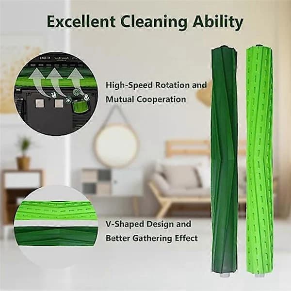 HA~S9 Erstatningsdeler for iRobot Roomba S9+ (9550) S9 (9150) Robotstøvsuger Tilbehør Rull