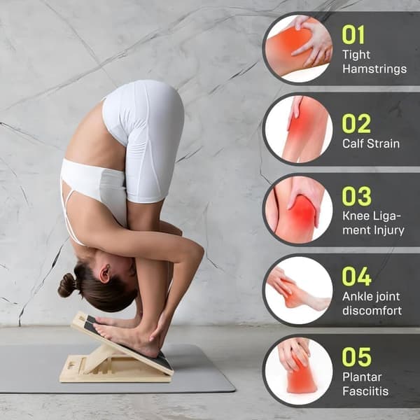 Justerbara Yogakilar Stretchbräda för Stretching, Balans, Träning & Stöd