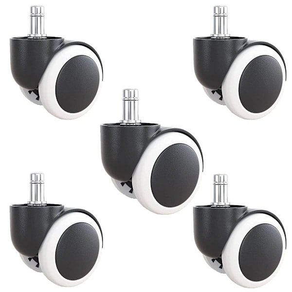 /HA/5-pack Hjul för kontorsstol - 11 mm Svart