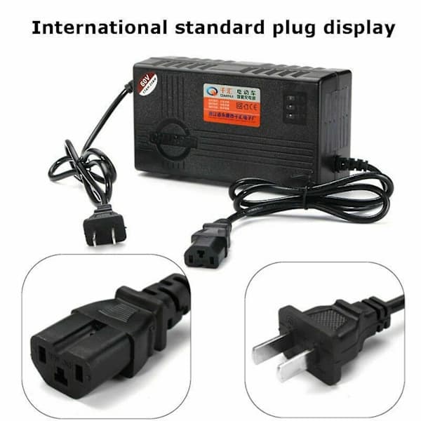 60V 20Ah Batterilader Strømforsyning Batterilader For Elsykkel E-sykkel De