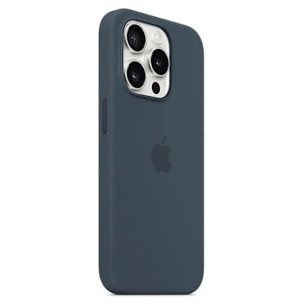 HA-Silikonecover til iPhone 15 Pro, MagSafe-kompatibelt Mørkeblå