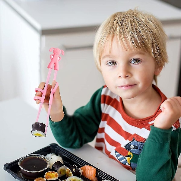 4 stk. børne spisepinde, hjælpepinde til børn, træning