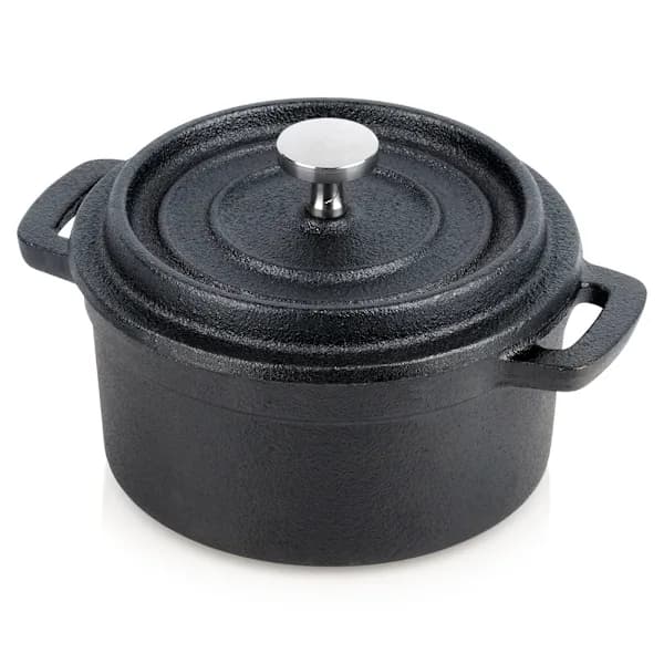 Serveringsgryta i gjutjärn med lock CAST LINE 10 cm, 250 ml - FM-108