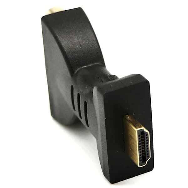 Hiborth HDMI-kompatibel han til 3 RCA hun komposit AV lyd- og videoadapterkonverter til TV