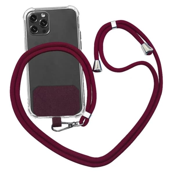 Praktisk Stilfuld Mobil Snor Mobilholder Sort