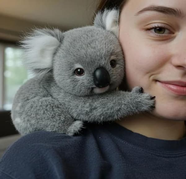 Følelsesmæssig Støttebjørn - Ultra Blød Koala Der Efterligner Rigtige Kram
