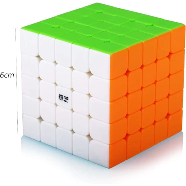 Speed ​​Cube 5x5 5x5x5 tarraamaton taikakuutio palapeli taikanopeus