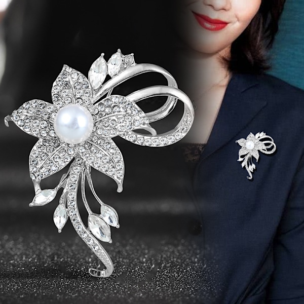 3-delad blombrosch feminin brosch konst brosch blomma brosch tröja accessoarer för kvinnor, flickor, damer