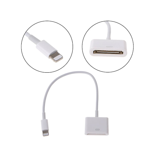 8-polet han til 30-polet hun opladning synkronisering konverter kabel 30-polet adapter