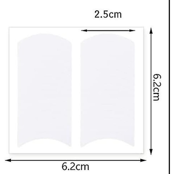 1200 kpl itseliimautuvia ranskalaisten kynsien tarroja. 1,7 cm ranskalaisten kynsien tarra