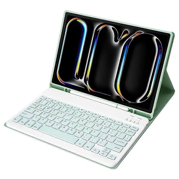 HA~A13B Nahka+TPU-tablettikotelo Bluetooth-näppäimistökotelo kynätelineellä iPad Pro 11:lle (2024)