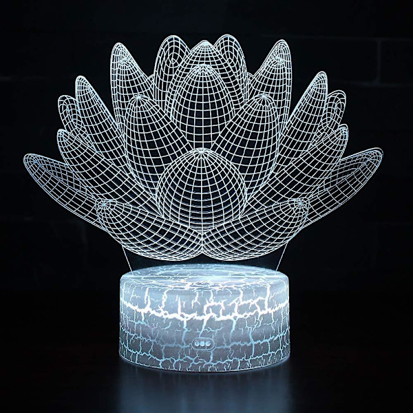 16 Färgförändrande Nattlampa 3D Atmosfär Glödlampa