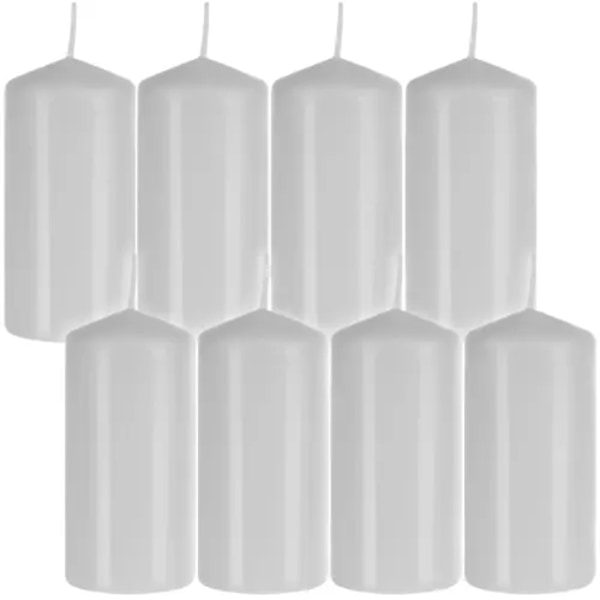 /HA/8-Pack - Blockkynttilät / Kynttilät - 5x10cm