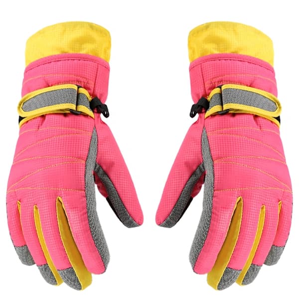 Vinter Varma Handsker til Koldt Vejr Skihandsker Snehandsker Snowboard Pink L
