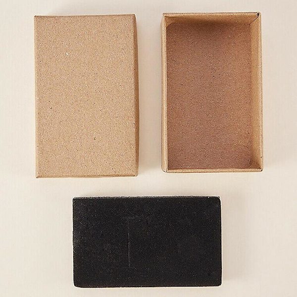 24 st Kraftpapperspresentask Liten Kraftpappers smyckeskrin Handgjord kartongförpackning Presentask Bröllopsdekorationer