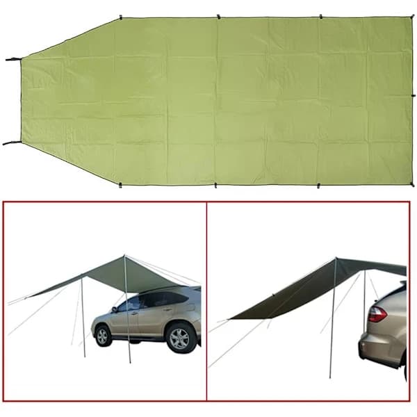 Biltält för baklucka, campingtält, solskyddstält för bil, camping, bil