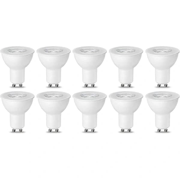 HA~LED GU10 Spotlight Lampa, 5W (Motsvarande 50W), Varmvit, Ej Dimbar - 6-pack 10-pack