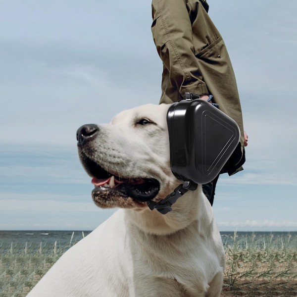 Hørebeskyttelse til hunde - Støjreducerende hovedtelefoner til hunde (sort)