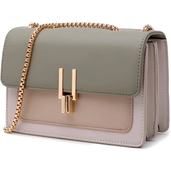 HA-Farveblok Crossbody-tasker til Kvinder Læder Cross Body Håndtasker Cu