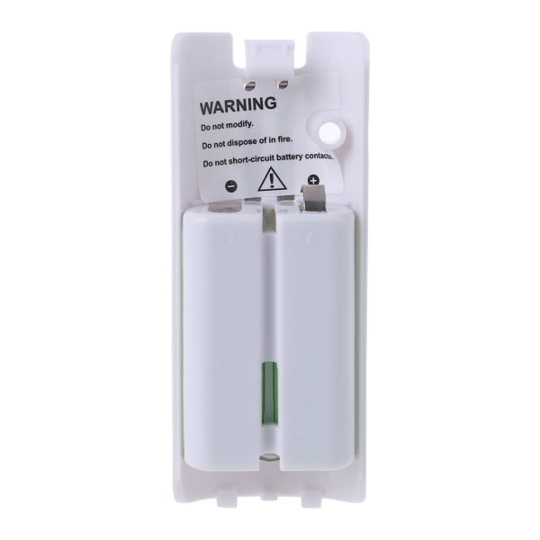 /HH/2800Mah Säkert Uppladdningsbart Batteri för WII för WII U Spelkonsol 2st/förpackning Vit