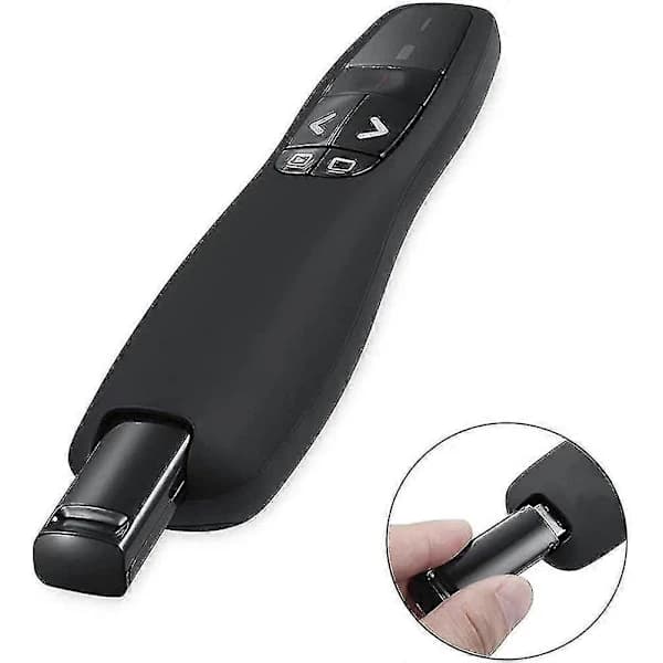 HA~Trådlös Presentatör, Presentatörspekare, Hyperlänk, Volymkontroll, USB