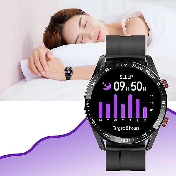 Muodikas Bluetooth-älykello, Full Touch -terveysranneke vihreällä