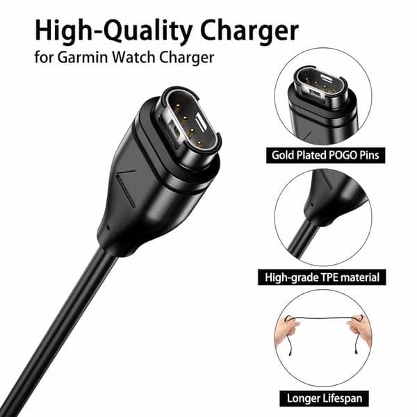 Oplader kompatibel med Garmin ur - Universal hurtigoplader