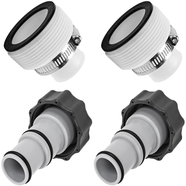 /HA/4stk Starlight-intex Fit Aru Gjengepumpe Erstatningsslangeadapter