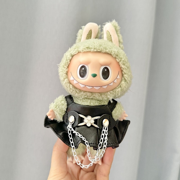 [HH] Kawaii Kläder Outfit Tillbehör för Kpop Labubu Idol Dockor Overall Set Kläder 21