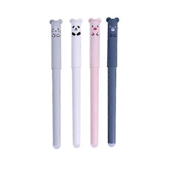 0,35 mm raderbara gelpennor, 12-pack djur Rollerball Gel bläckpennor