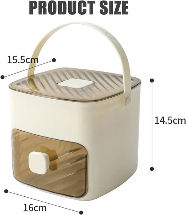 Ice Maker Ice Mold with Tray and Storage Box, 48 Reusable Ice Cubes for Drinks and Coffee, Perfect for Home