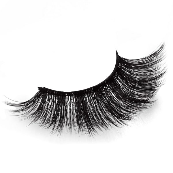 /HH/5-par falske øjenvipper - 3D faux mink - G703 Sort