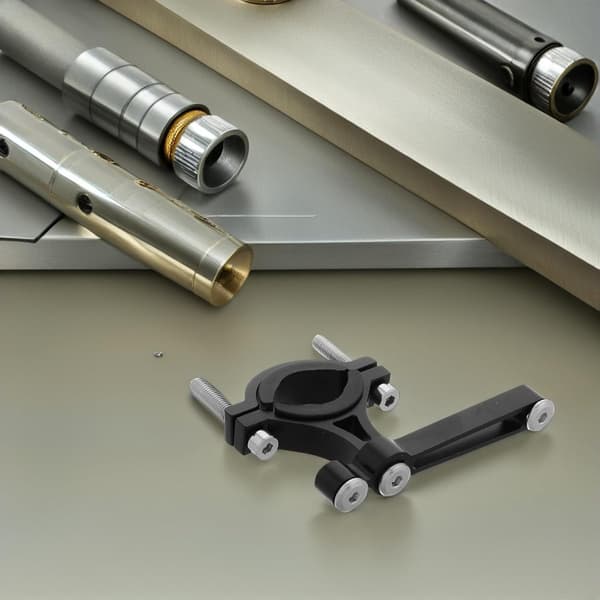 Cykel flaskeholder adapter, universal montering i aluminiumslegering, til mountainbikes, racercykler, elcykler og løbehjul, sort